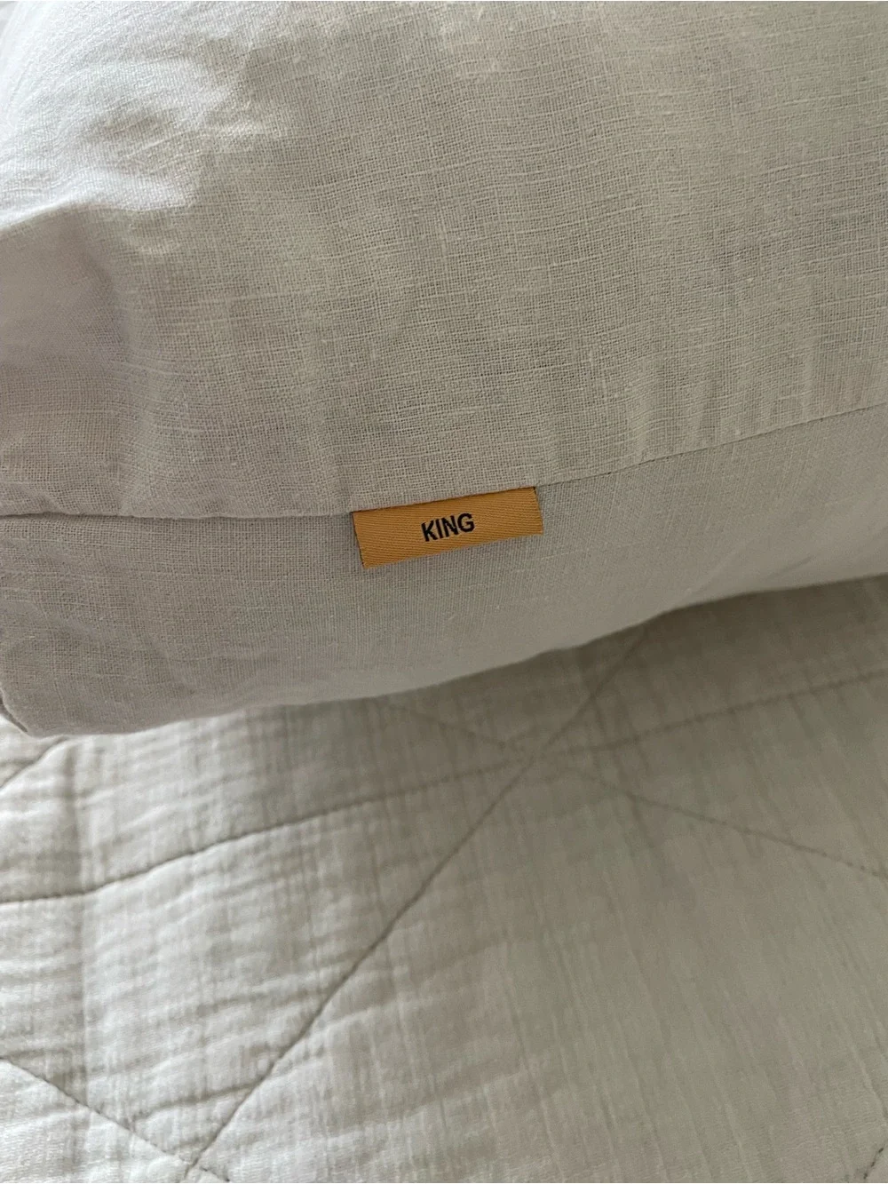 Quince European 100% Linen Sheet Set in Sand King Size